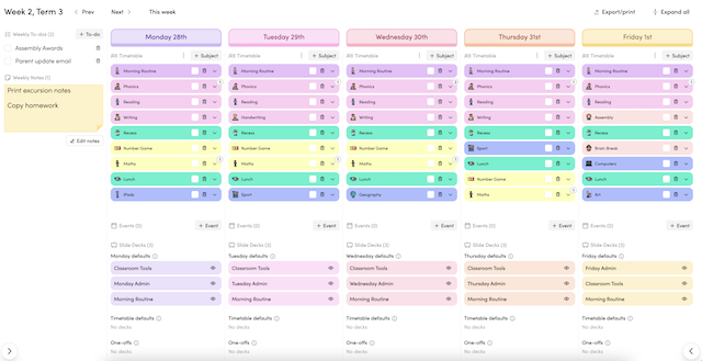 Integrated digital planner